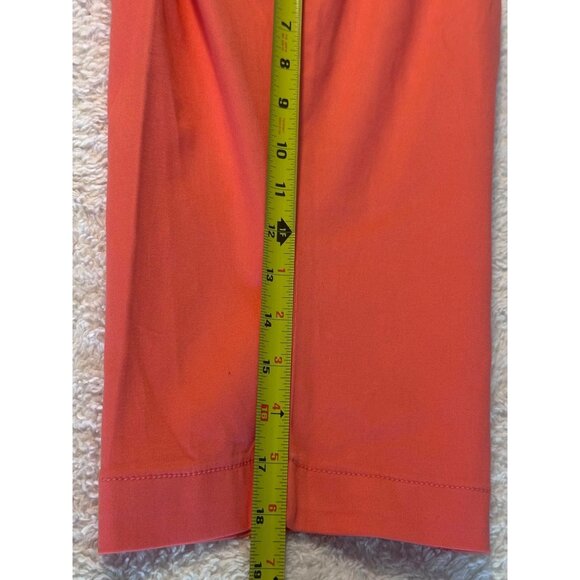 St Johns Bay Womens Eastern Coral Mid Rise Capri Pants Slendering Size 18 New - Picture 7 of 11